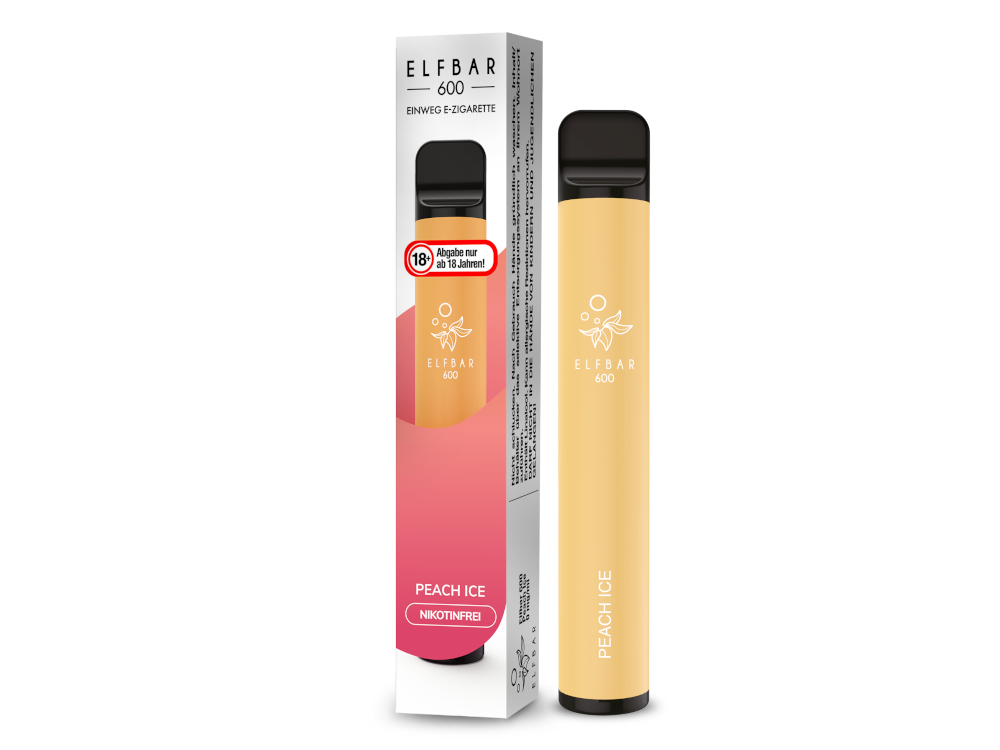 Elfbar 600 Einweg E-Zigarette mit 20 mg/ml Nikotin in verschiedenen Geschmacksrichtungen