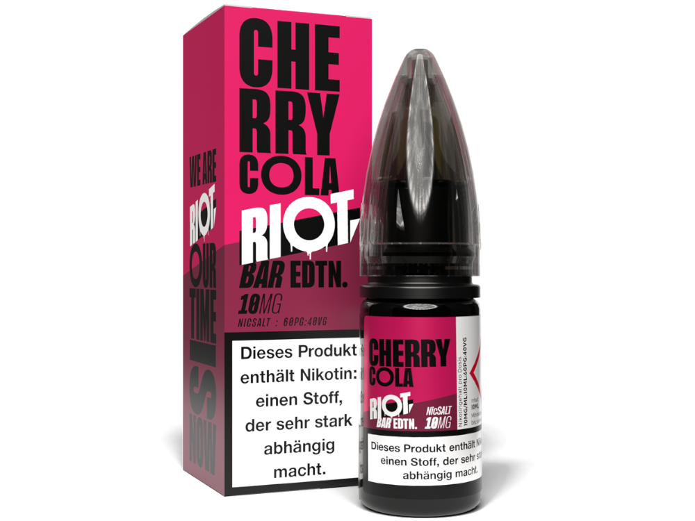 Riot Squad - BAR EDTN. - Cherry Cola - Nikotinsalz Liquid 10 mg/ml