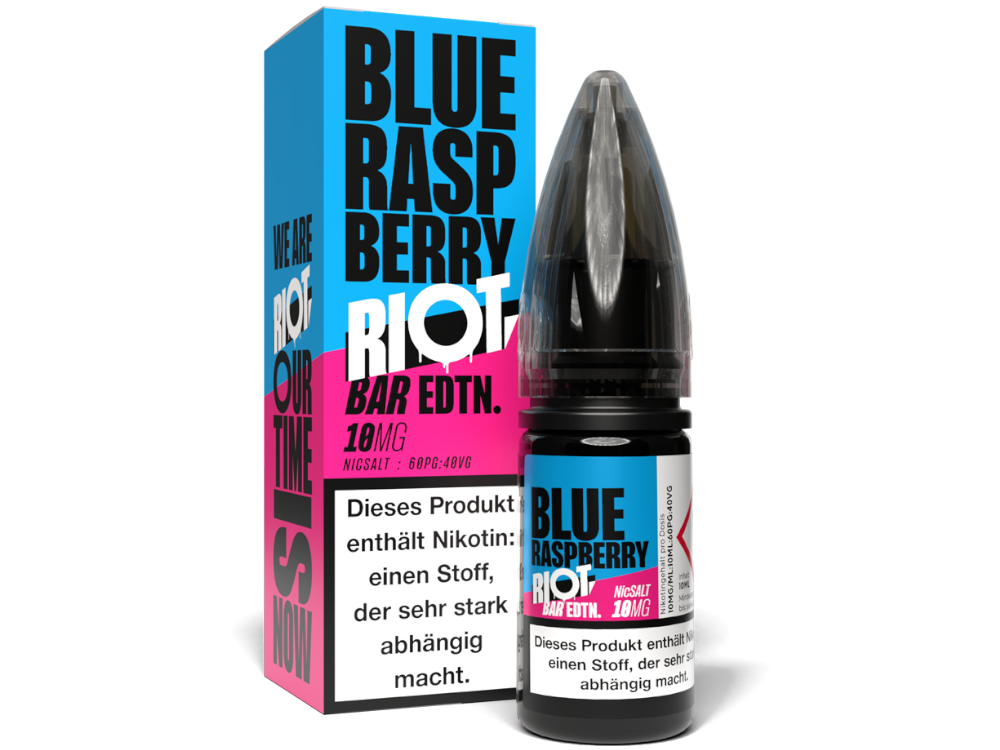 Riot Squad - BAR EDTN. - Blue Raspberry - Nikotinsalz Liquid 10 mg/ml