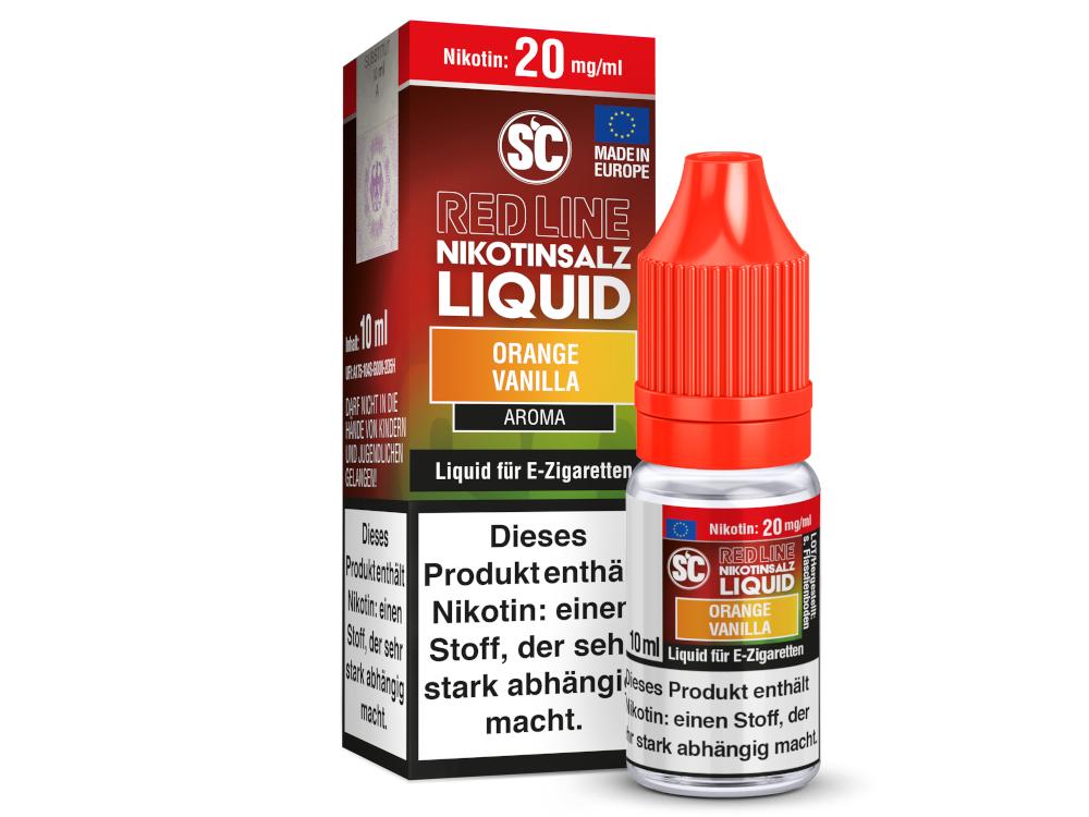 SC - Red Line - Orange Vanilla - Nikotinsalz Liquid 20 mg/ml