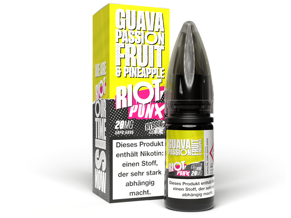 Riot Squad - PUNX - Guava, Passionfruit & Pineapple - Hybrid Nikotinsalz Liquid 20 mg/ml
