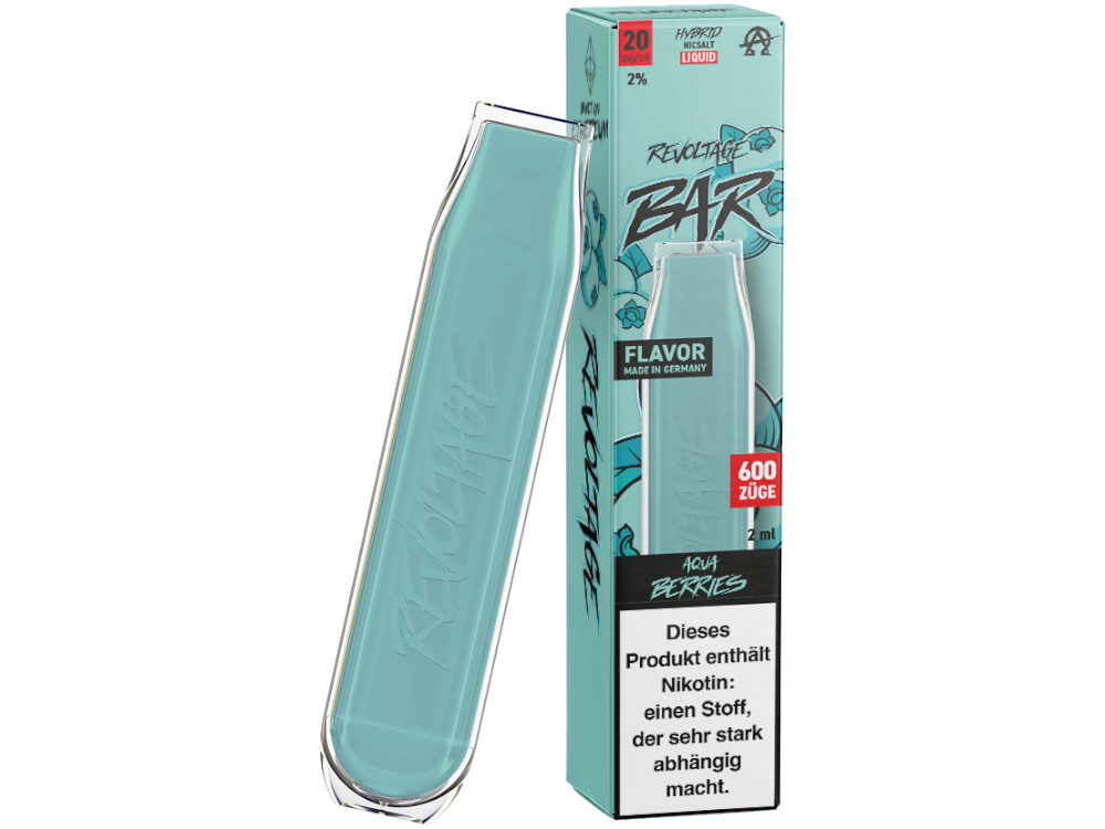 Revoltage - Bar Einweg E-Zigarette Aqua Berries 20 mg/ml
