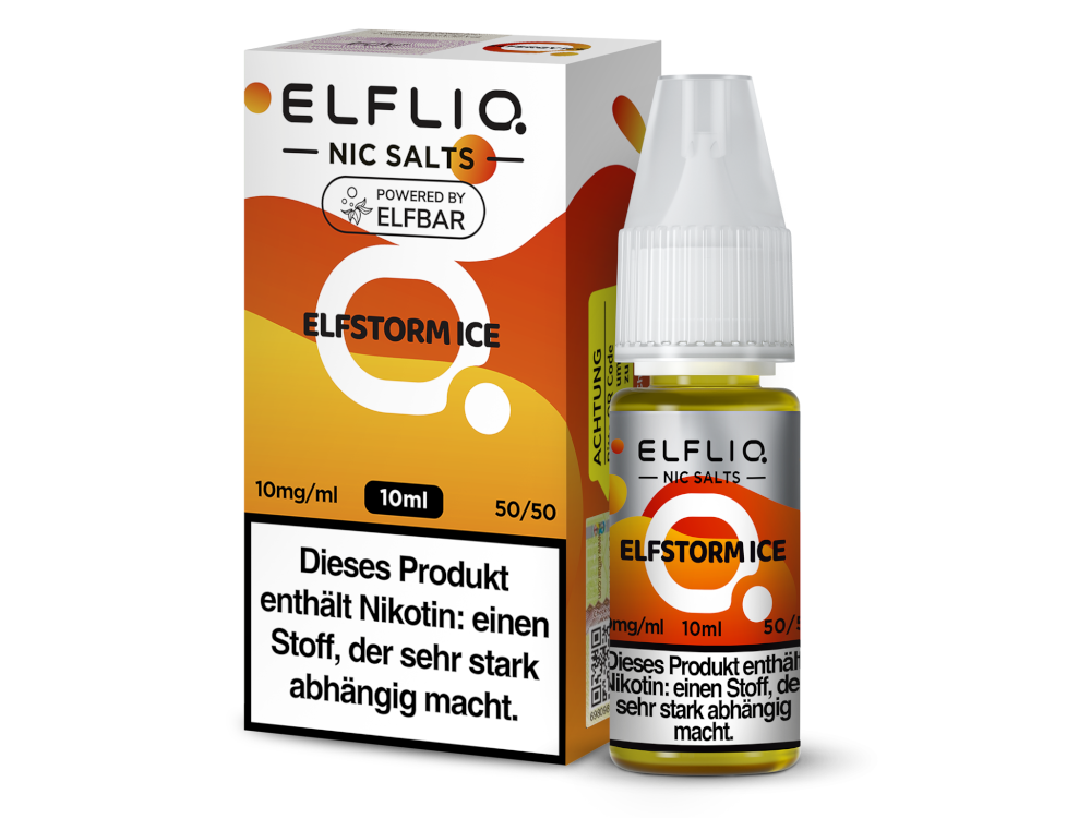 ELFLIQ - Nikotinsalz Liquid with Tropical Fruit, Menthol, Mix Berries & Various Flavors