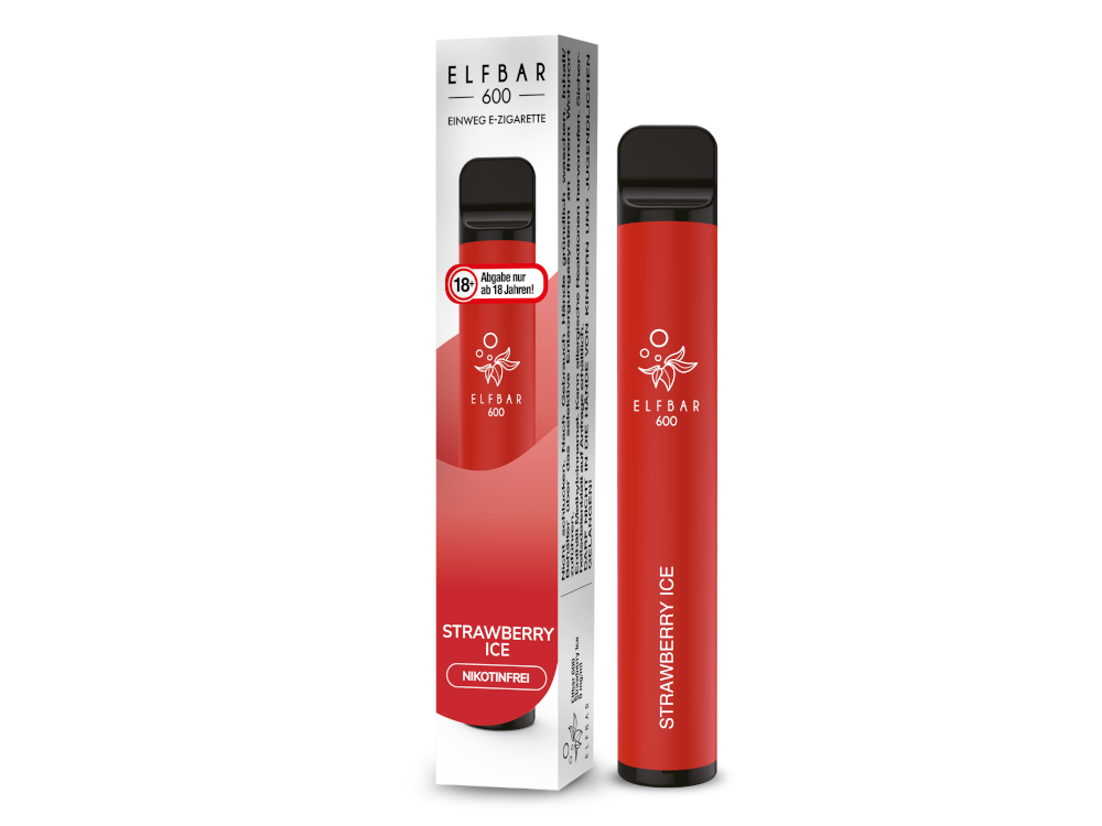 Elfbar 600 Einweg E-Zigarette mit 20 mg/ml Nikotin in verschiedenen Geschmacksrichtungen
