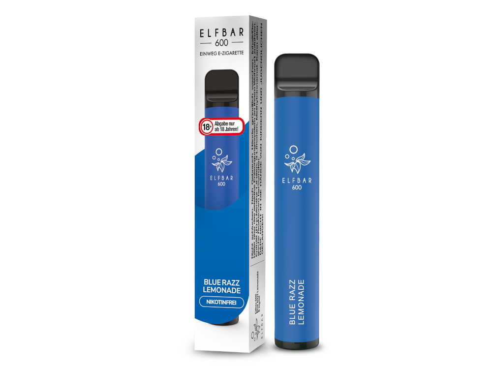 Elfbar 600 Einweg E-Zigarette mit 20 mg/ml Nikotin in verschiedenen Geschmacksrichtungen