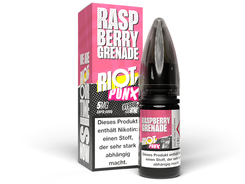 Riot Squad - PUNX - Raspberry Grenade - Hybrid Nikotinsalz Liquid 5 mg/ml