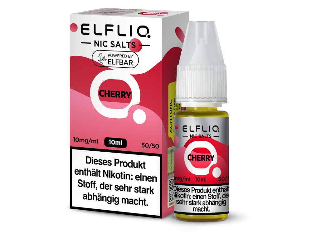 ELFLIQ - Nikotinsalz Liquid with Tropical Fruit, Menthol, Mix Berries & Various Flavors