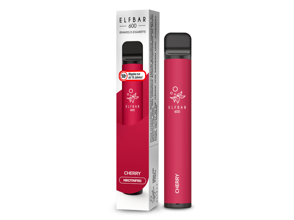 Elfbar 600 Einweg E-Zigarette mit 20 mg/ml Nikotin in verschiedenen Geschmacksrichtungen