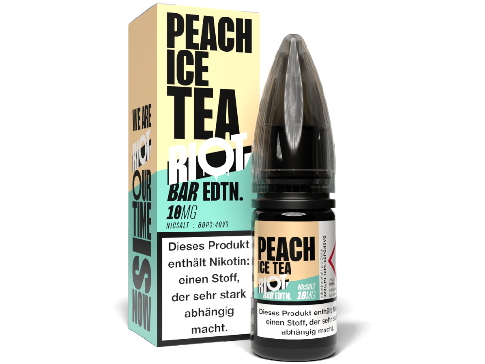 Riot Squad - BAR EDTN. - Peach Ice Tea - Nikotinsalz Liquid 10 mg/ml