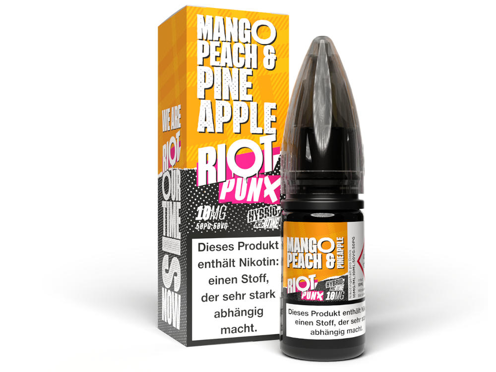 Riot Squad - PUNX - Mango, Peach & Pineapple - Hybrid Nikotinsalz Liquid 10 mg/ml