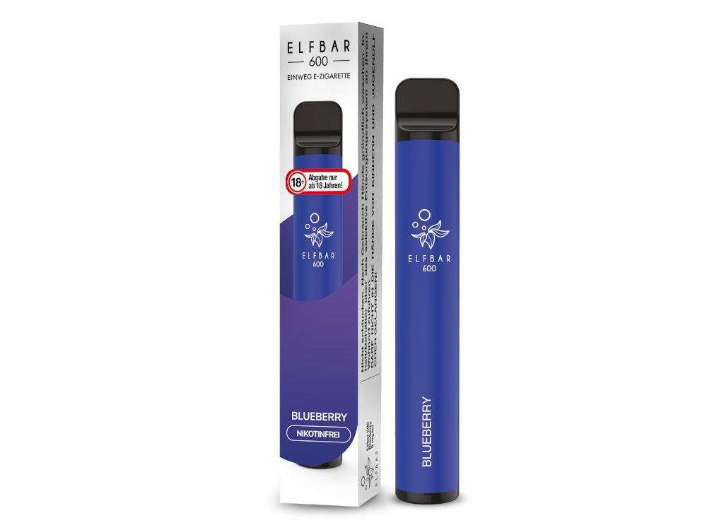 Elfbar 600 Einweg E-Zigarette mit 20 mg/ml Nikotin in verschiedenen Geschmacksrichtungen