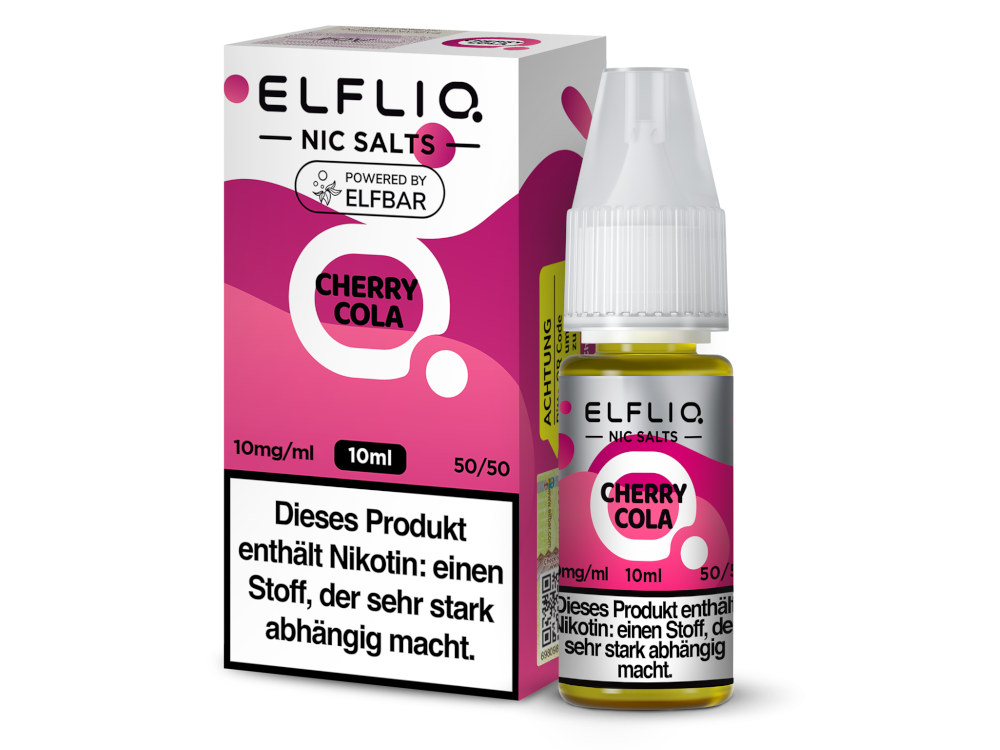 ELFLIQ - Nikotinsalz Liquid with Tropical Fruit, Menthol, Mix Berries & Various Flavors