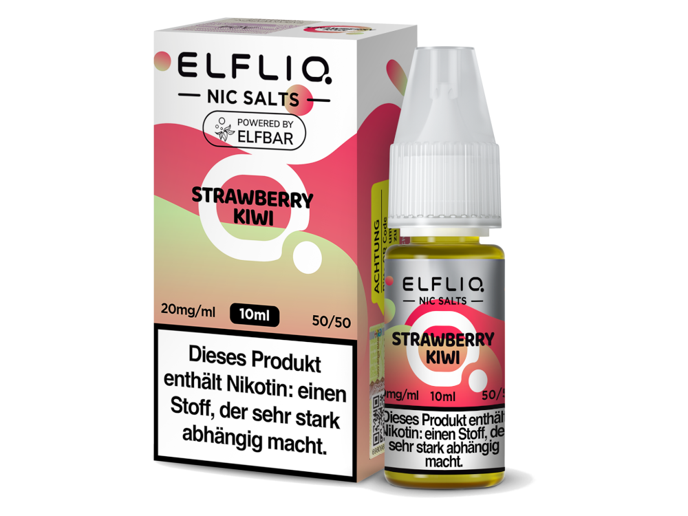 ELFLIQ - Nikotinsalz Liquid with Tropical Fruit, Menthol, Mix Berries & Various Flavors