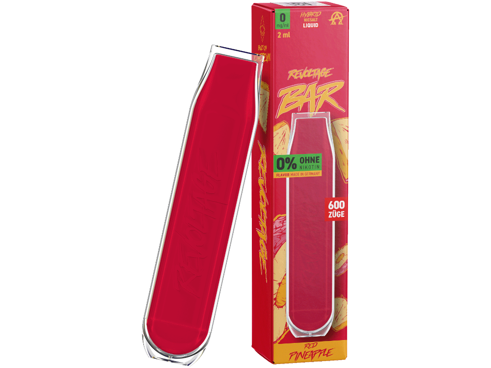 Revoltage - Bar Einweg E-Zigarette - Red Pineapple 0 mg/ml