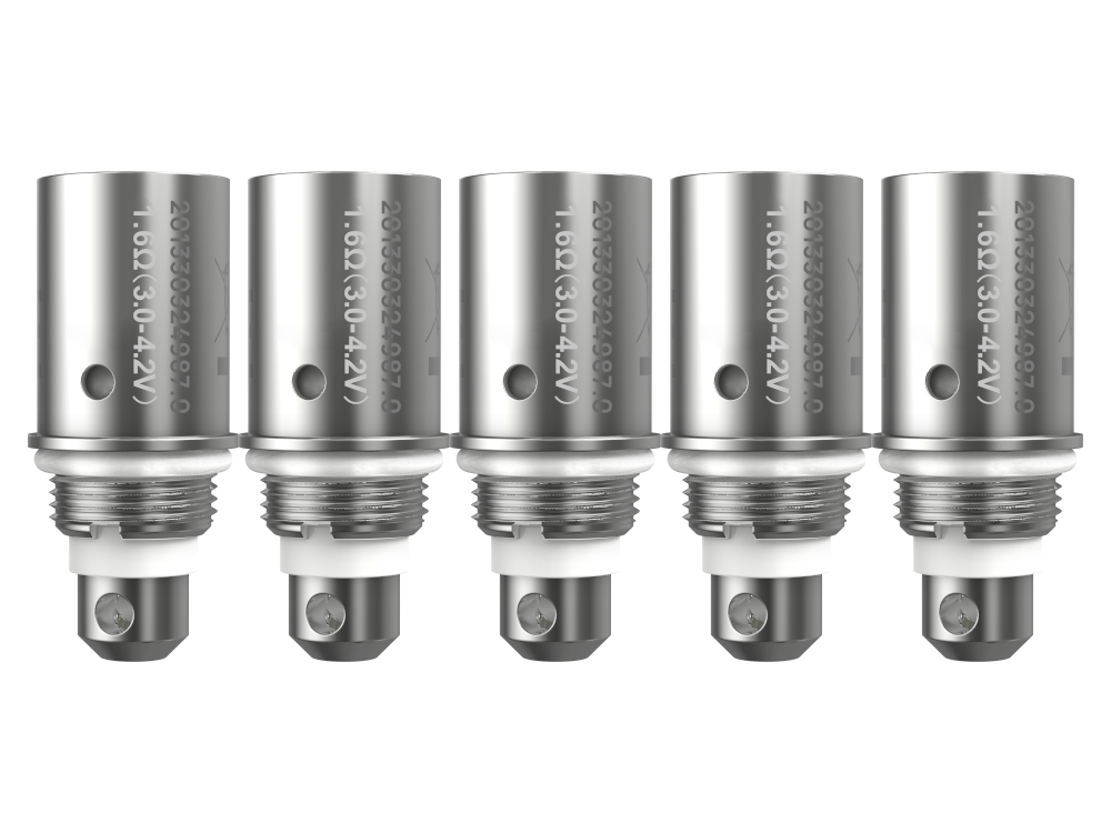 Aspire - BVC Clearomizer Heads (5 Stück pro Packung) 1,6 Ohm
