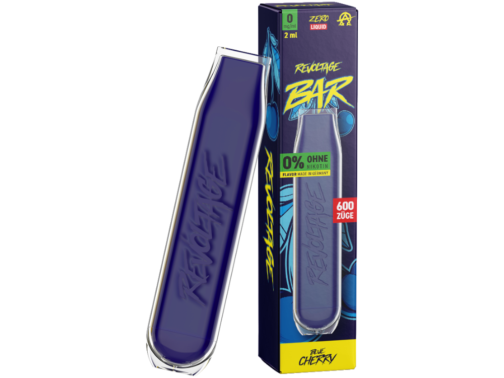 Revoltage - Bar Einweg E-Zigarette Blue Cherry 0 mg/ml