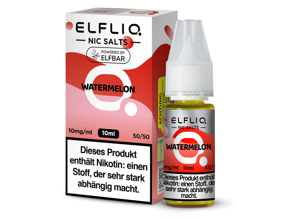 ELFLIQ - Nikotinsalz Liquid with Tropical Fruit, Menthol, Mix Berries & Various Flavors
