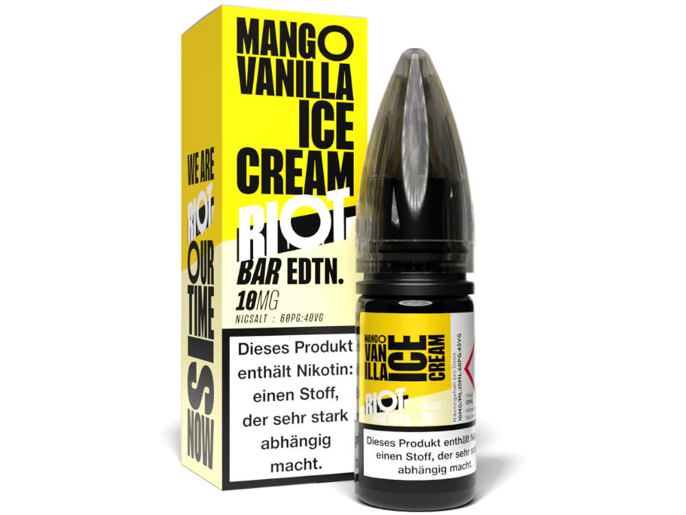 Riot Squad - BAR EDTN. - Mango Vanilla Ice Cream - Nikotinsalz Liquid 10 mg/ml