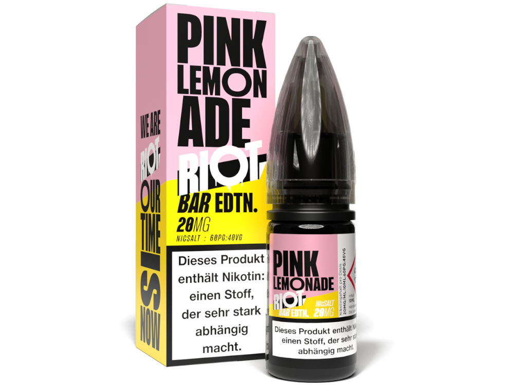 Riot Squad - BAR EDTN. - Pink Lemonade - Nikotinsalz Liquid 20 mg/ml
