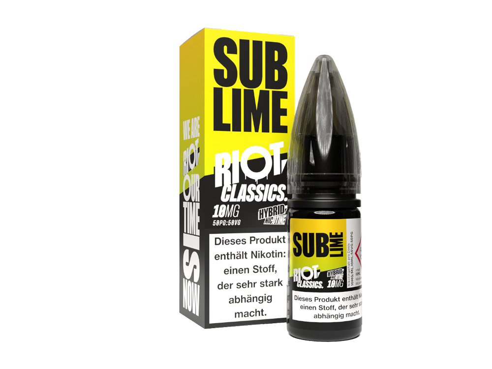 Riot Squad - Classics - Sub Lime - Hybrid Nikotinsalz Liquid 10 mg/ml