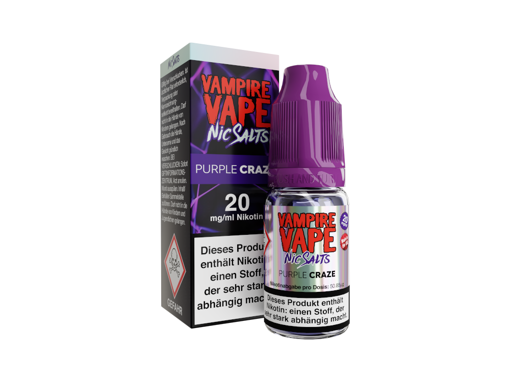 Vampire Vape Nikotinsalz Liquid – Verschiedene Geschmacksrichtungen und Stärken