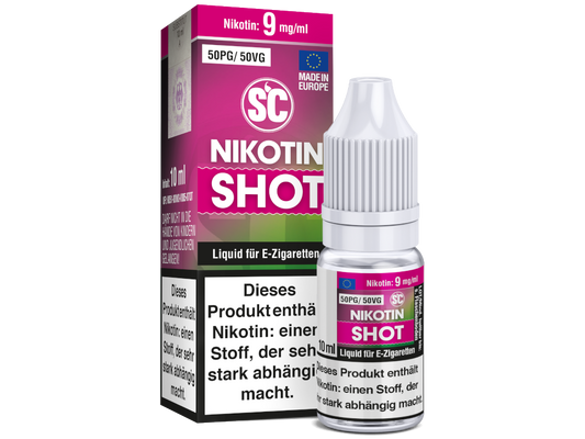 SC - 10 ml Nikotin Shot 50PG/50VG 9 mg/ml