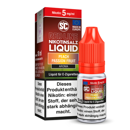 SC - Red Line - Peach Passion Fruit - Nikotinsalz Liquid 5 mg/ml