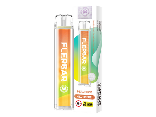 Flerbar - M Einweg E-Zigarette - Peach Ice 0 mg/ml