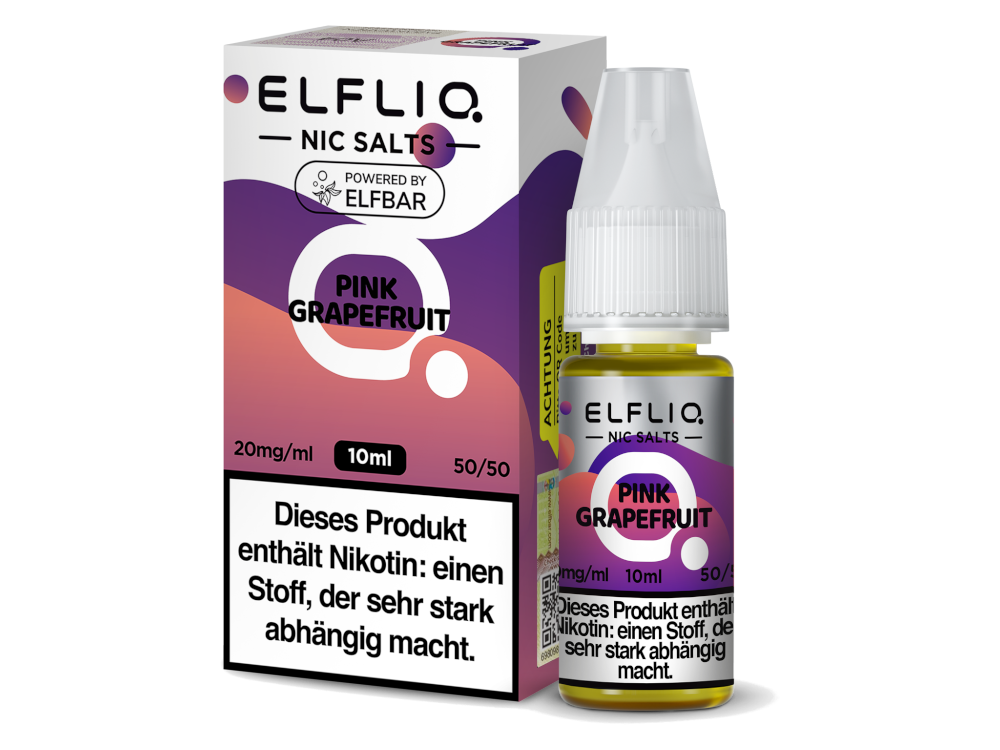 ELFLIQ - Nikotinsalz Liquid with Tropical Fruit, Menthol, Mix Berries & Various Flavors