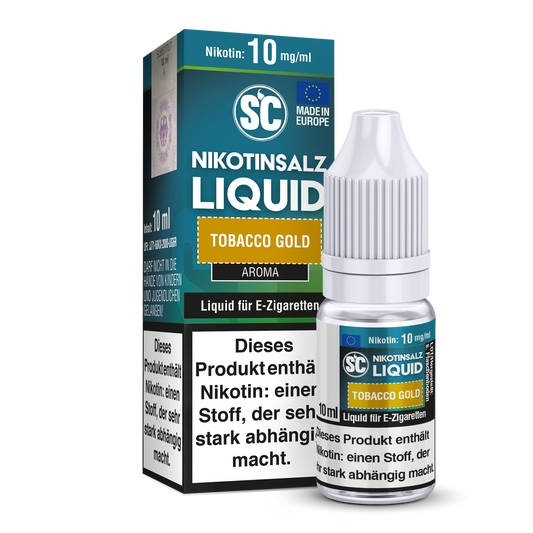 SC - Tobacco Gold - Nikotinsalz Liquid 10 mg/ml