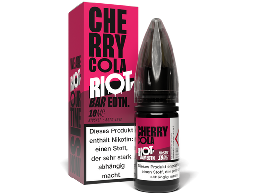 Riot Squad - BAR EDTN. - Cherry Cola - Nikotinsalz Liquid 10 mg/ml