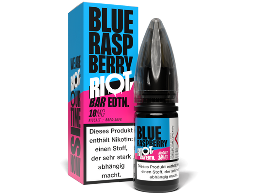 Riot Squad - BAR EDTN. - Blue Raspberry - Nikotinsalz Liquid 10 mg/ml