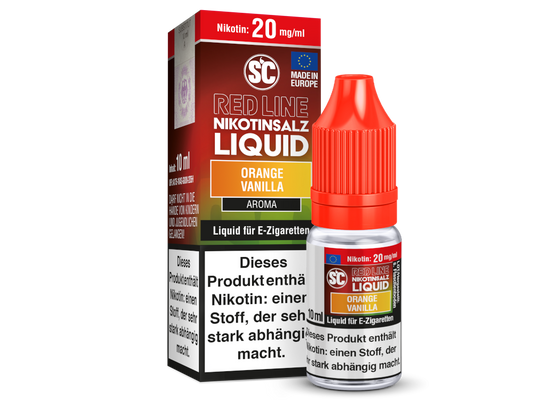 SC - Red Line - Orange Vanilla - Nikotinsalz Liquid 20 mg/ml