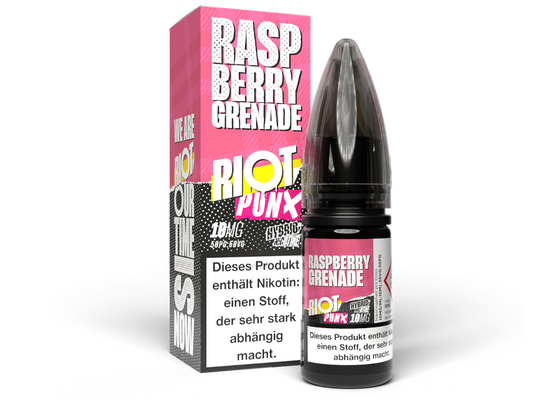Riot Squad - PUNX - Raspberry Grenade - Hybrid Nikotinsalz Liquid 10 mg/ml