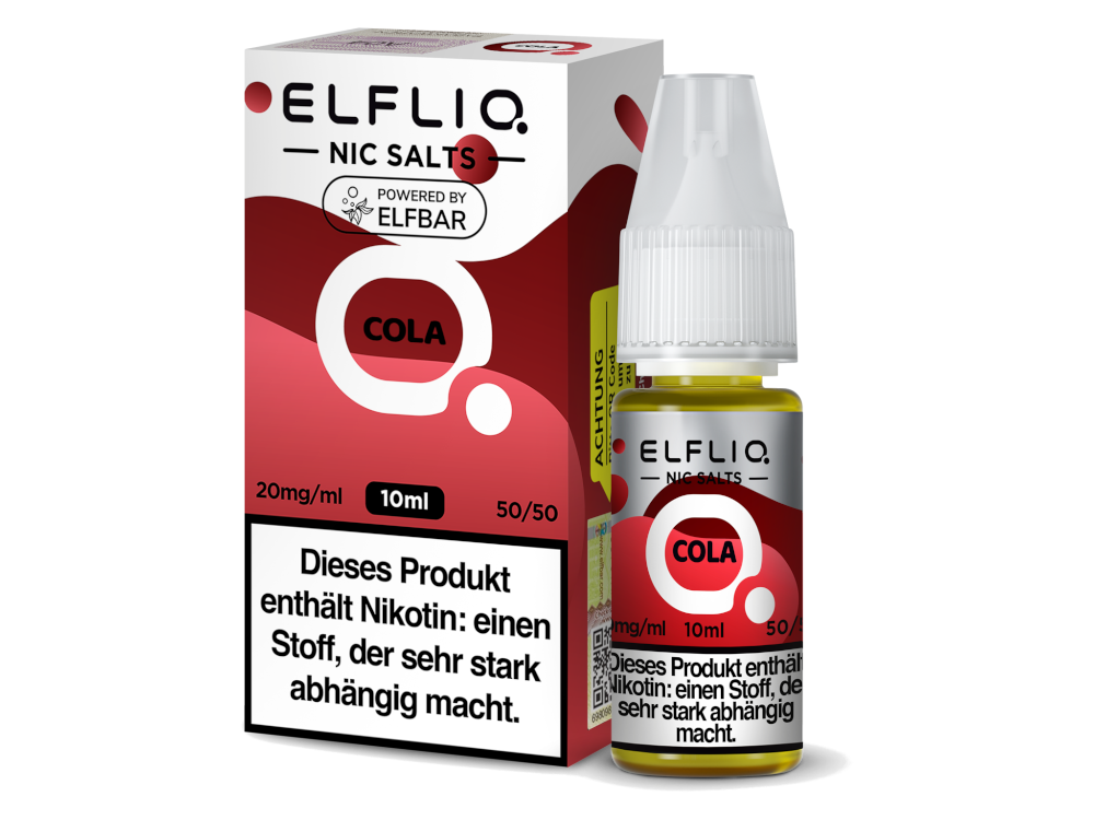 ELFLIQ - Nikotinsalz Liquid with Tropical Fruit, Menthol, Mix Berries & Various Flavors