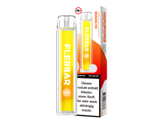 Flerbar - M Einweg E-Zigarette - Banana Ice 20 mg/ml