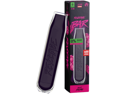 Revoltage - Bar Einweg E-Zigarette Black Mango 0 mg/ml