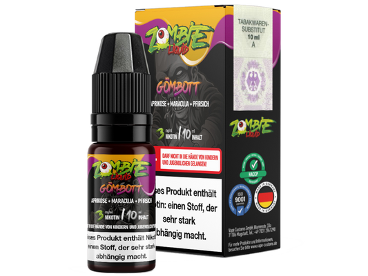 Zombie - Morgensuff und Gömbott E-Zigaretten Liquid mit Nikotin