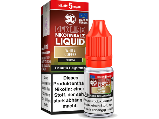 SC - Red Line - White Coffee - Nikotinsalz Liquid 5 mg/ml