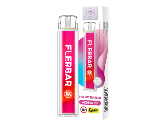 Flerbar - M Einweg E-Zigarette - Pink Watermelon 0 mg/ml