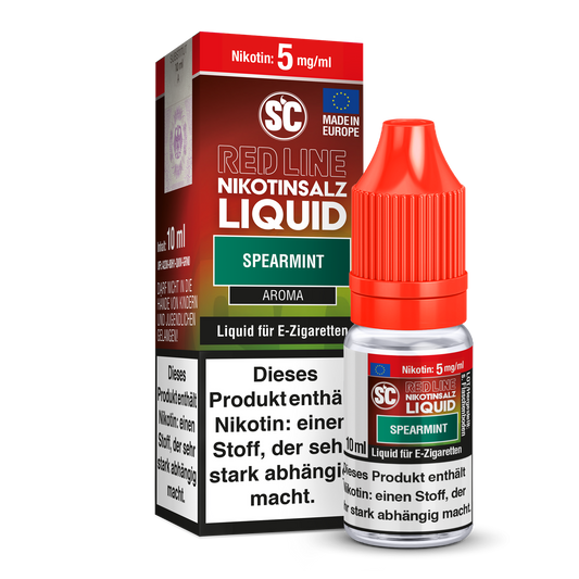 SC - Red Line - Spearmint - Nikotinsalz Liquid 5 mg/ml