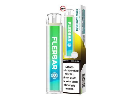 Flerbar - M Einweg E-Zigarette - Chewy Watermelon 20 mg/ml