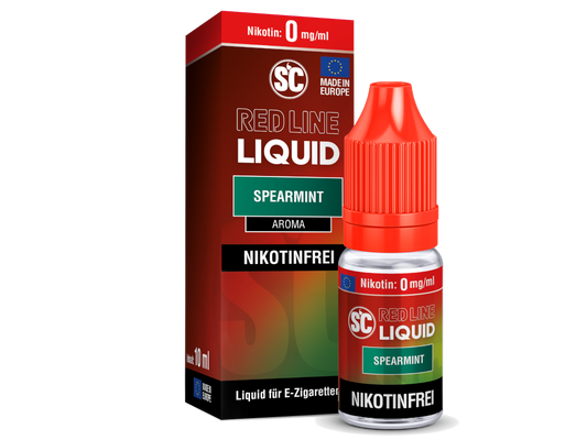 SC - Red Line - Spearmint - Nikotinsalz Liquid 0 mg/ml