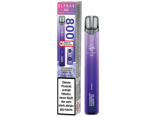 Elfbar 800 Einweg E-Zigarette mit 20 mg/ml Nikotin – Verschiedene Geschmacksrichtungen