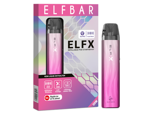 Elfbar - Elfx E-Zigaretten Set kompakt und stylisch für intensiven Dampfgenuss