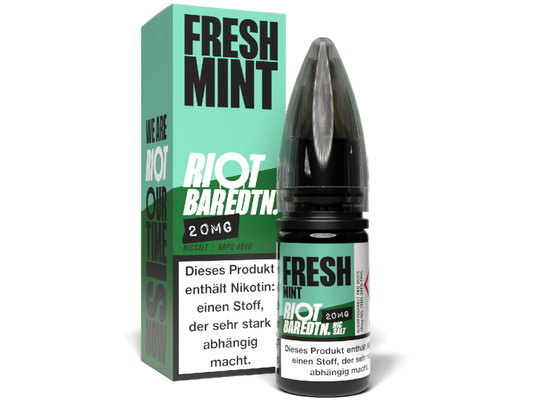 Riot Squad - BAR EDTN. - Fresh Mint - Nikotinsalz Liquid 20 mg/ml
