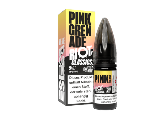 Riot Squad - Classics - Pink Grenade - Hybrid Nikotinsalz Liquid 5 mg/ml