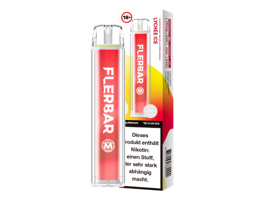 Flerbar - M Einweg E-Zigarette - Lychee Ice 20 mg/ml
