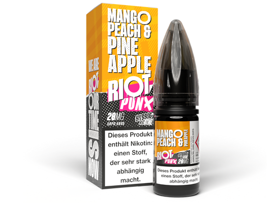 Riot Squad - PUNX - Mango, Peach & Pineapple - Hybrid Nikotinsalz Liquid 20 mg/ml