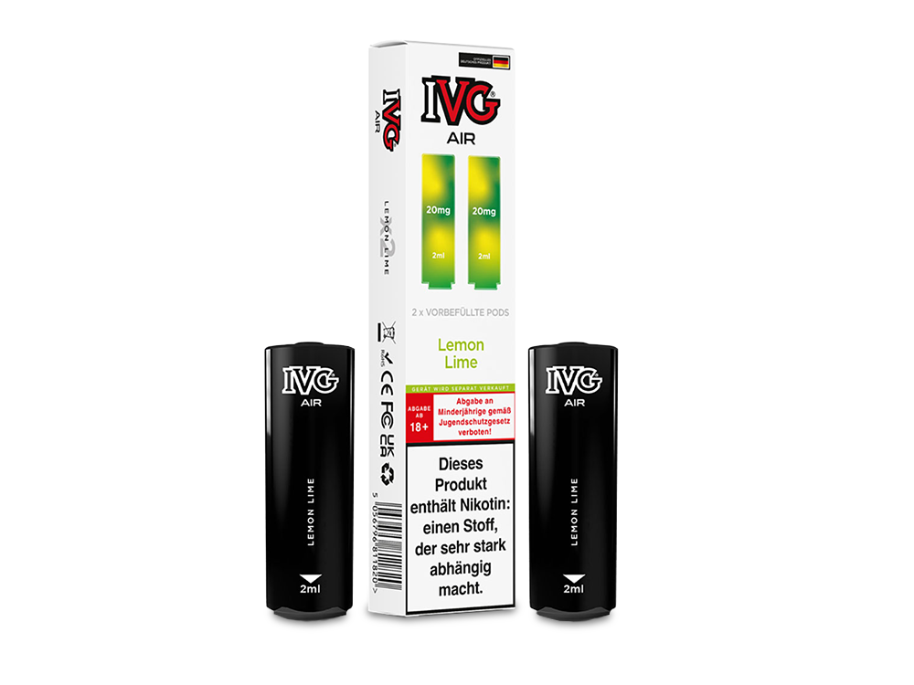 IVG - AIR Pod Lemon Lime 20 mg/ml (2 Stück pro Packung)